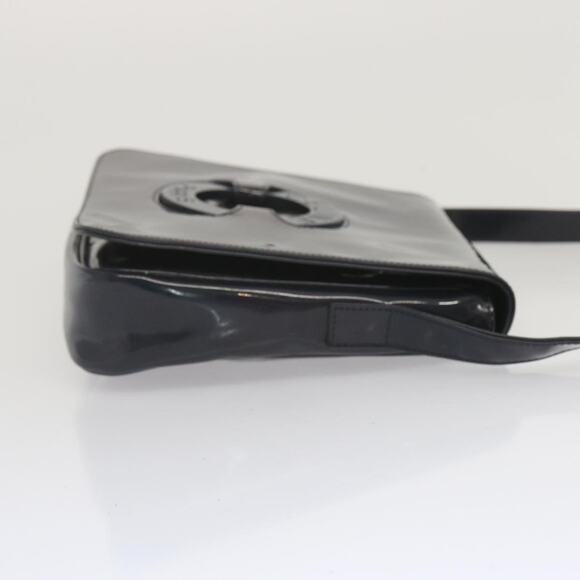 CELINE Shoulder Bag Enamel Navy - Picture 4 of 12